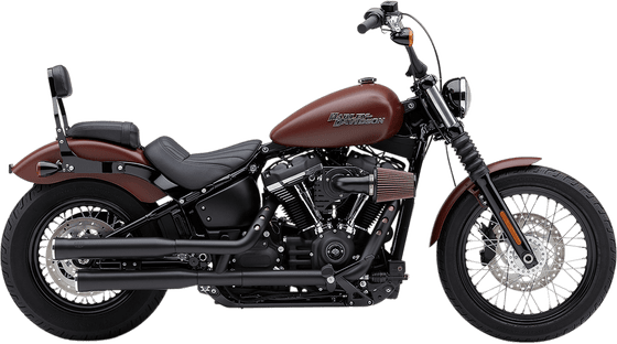 6058B COBRA black replacement mufflers for harley flhc and flde