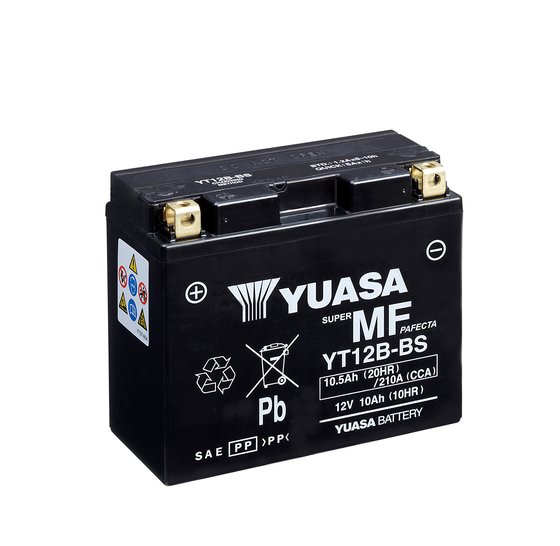 YT12B-BS(CP) YUASA maintenance-free replacement battery