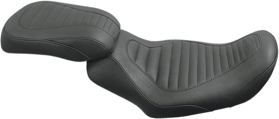 76748 MUSTANG tripper solo seat with tuck n' roll stitched design for harley dynaglide