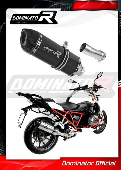 BW090DFBL-S Dominator exhaust silencer muffler hp1 black