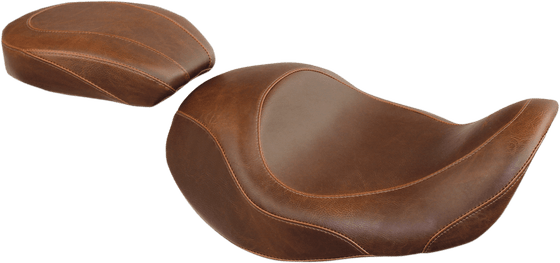 76708 MUSTANG wide tripper forward solo seat - brown