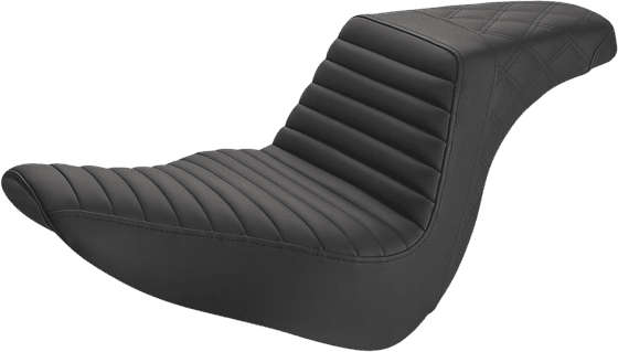 818-29-176 SADDLEMEN seat stepup for harley softtail in black