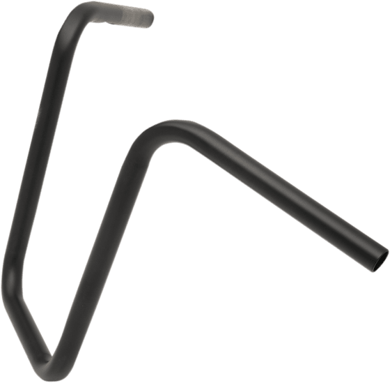 DRAG SPECIALTIES 14" narrow ape hanger handlebar - flat black (tbw)