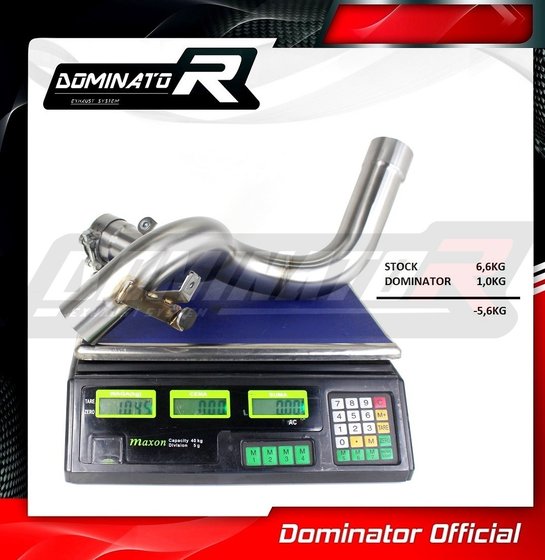 DU022D Dominator exhaust cat eliminator decat