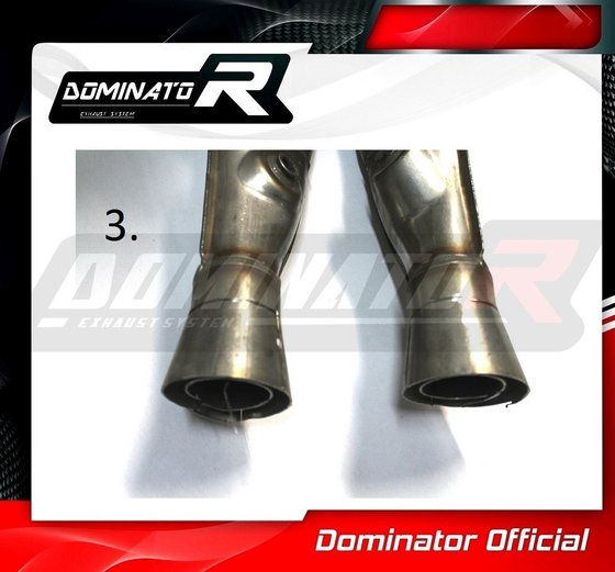 BW051D Dominator exhaust cat eliminator decat