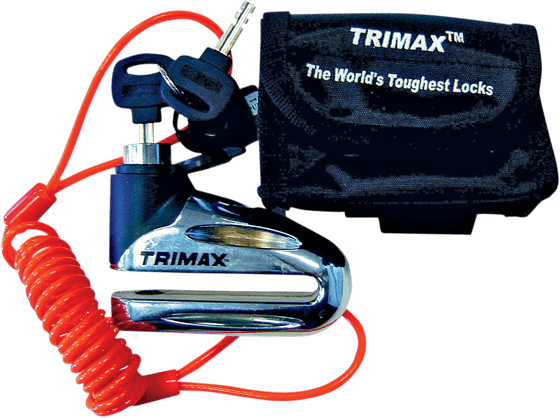 TRIMAX chrome disc lock with 10mm pin