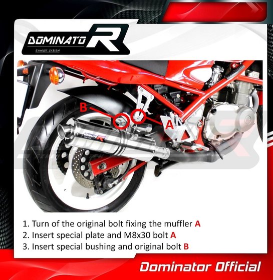 SU080DF-S Dominator exhaust silencer hp1