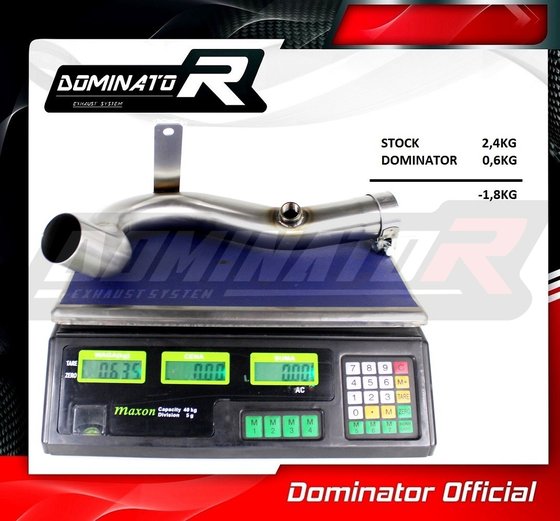 TR011D Dominator exhaust cat eliminator decat