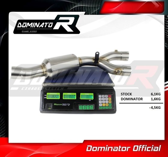 YA107DEX Dominator exhaust cat eliminator decat ex