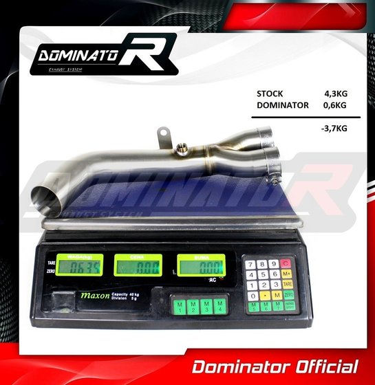 HO075D Dominator exhaust cat eliminator decat