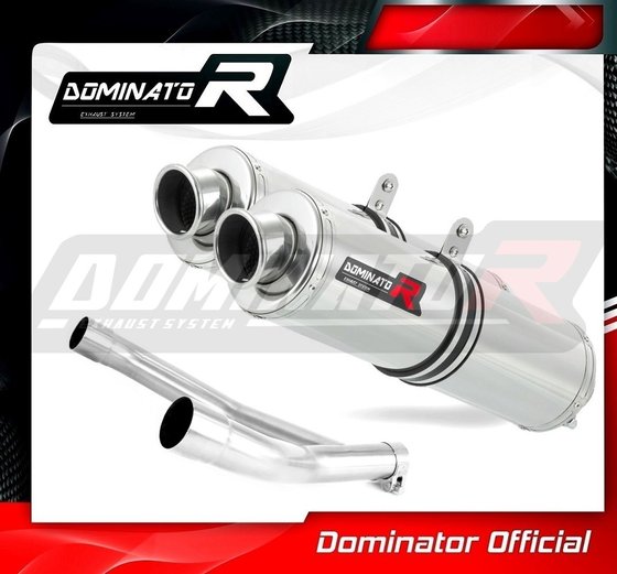 SU047DST-S Dominator exhaust silencer dual round