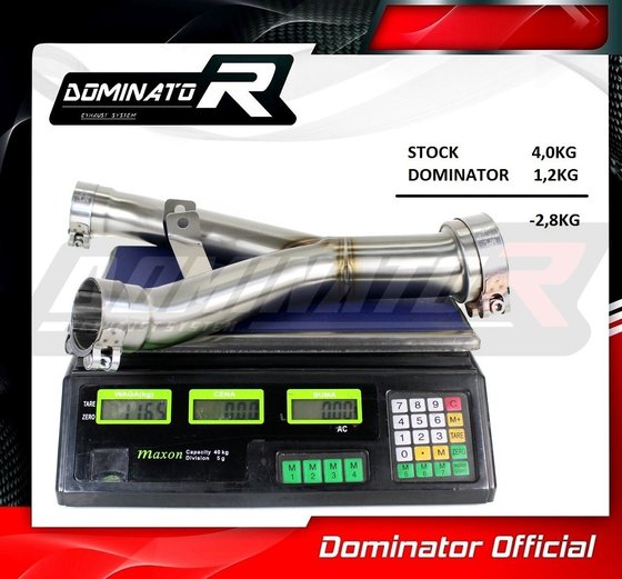 KA064D Dominator exhaust cat eliminator decat