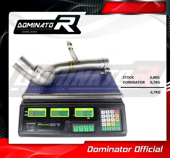 BW096D Dominator exhaust cat eliminator decat