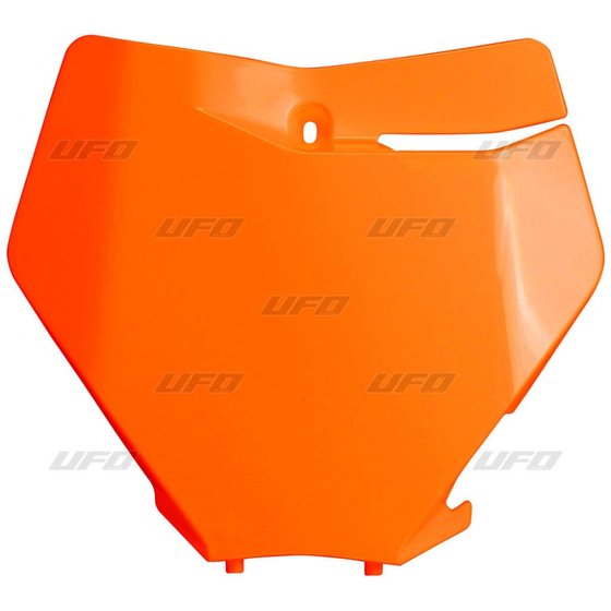 KT04094#127 UFO front number plate - orange