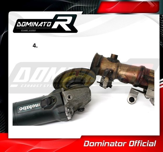 SU087D Dominator exhaust cat eliminator decat