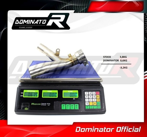 SU035D Dominator exhaust cat eliminator decat