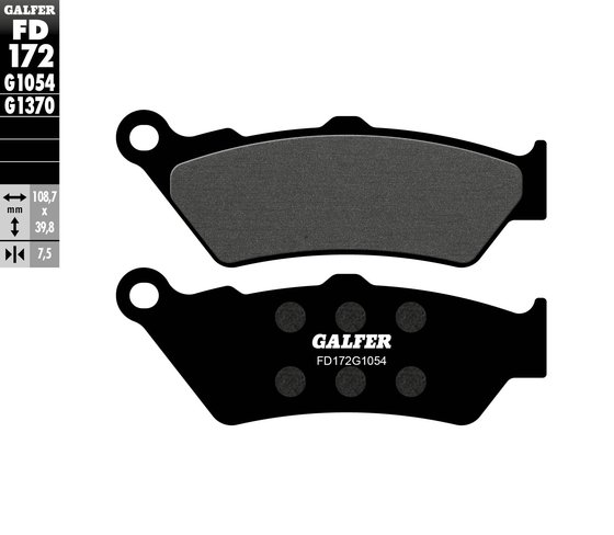 FD172G1054 GALFER semi-metal brake pad