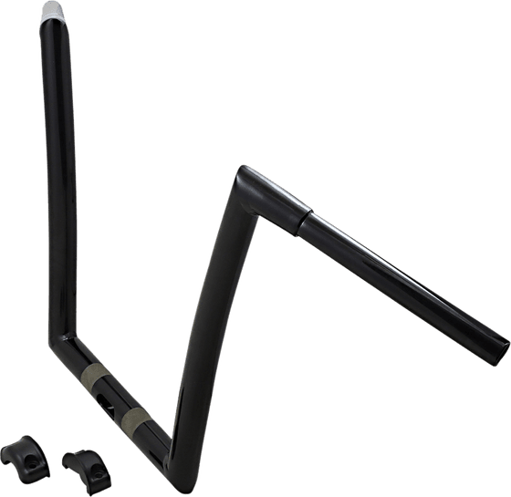 0601-3989 TODD'S CYCLE 14" gloss black ape hanger handlebar