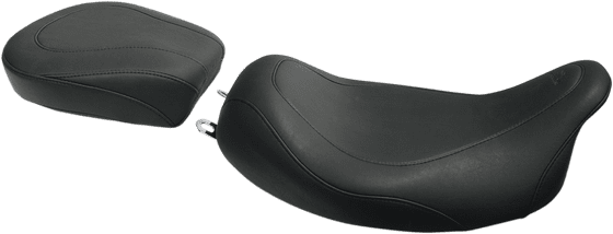 76692 MUSTANG wide tripper solo seat with smooth stitch brown for harley dresser/touring (2008-2019)