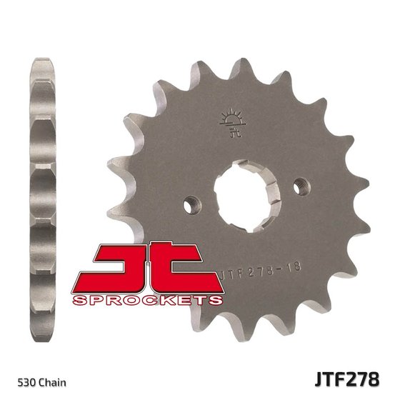 JTF278 JT Sprockets steel front sprocket