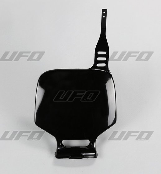 YA02874#001 UFO front number plate for yamaha yz80/85 in black