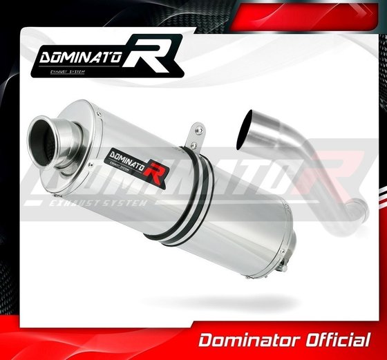 HO037DA-S Dominator exhaust silencer hi level oval