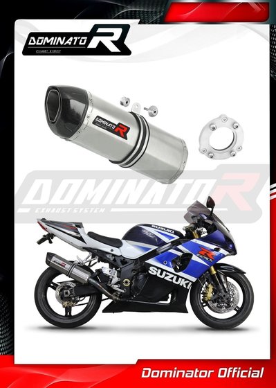 SU032DF-S Dominator exhaust silencer muffler bolt-on hp1