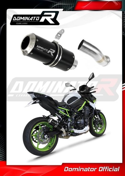 KA072DCBL-S Dominator exhaust silencer gp black