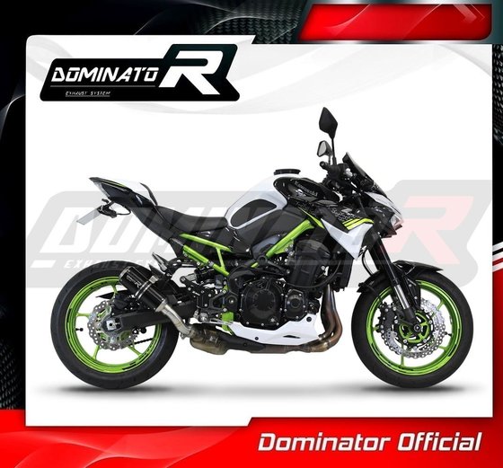 KA072DCBL-S Dominator exhaust silencer gp black