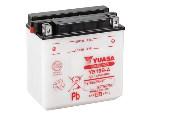 YB16B-A(DC) YUASA yumicron conventional lead acid replacement battery