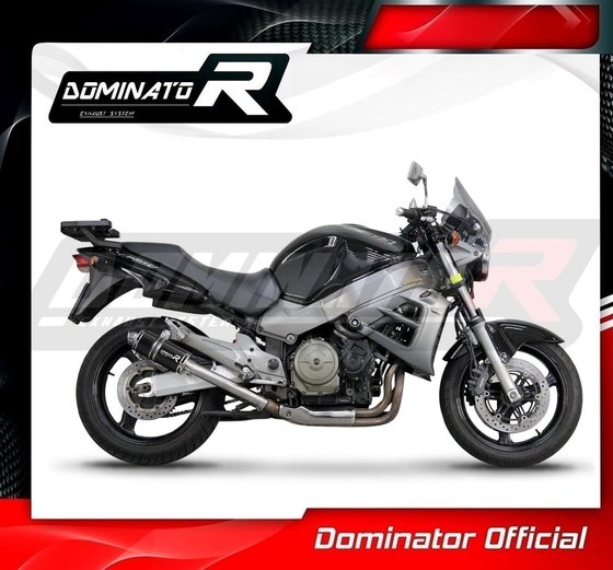 HO011DCBL-S Dominator exhaust silencer gp1 black