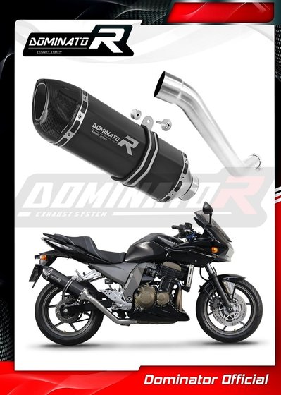 KA020DFBL-S Dominator exhaust silencer muffler hp1 black