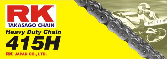 RK heavy duty drive chain - 108 clip link 415 non-seal