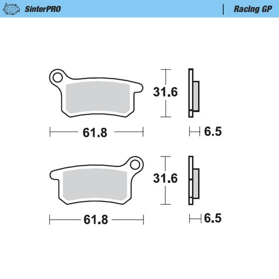 M094612 MOTO-MASTER brake pads