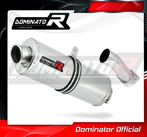 HO034DA-S Dominator exhaust silencer oval