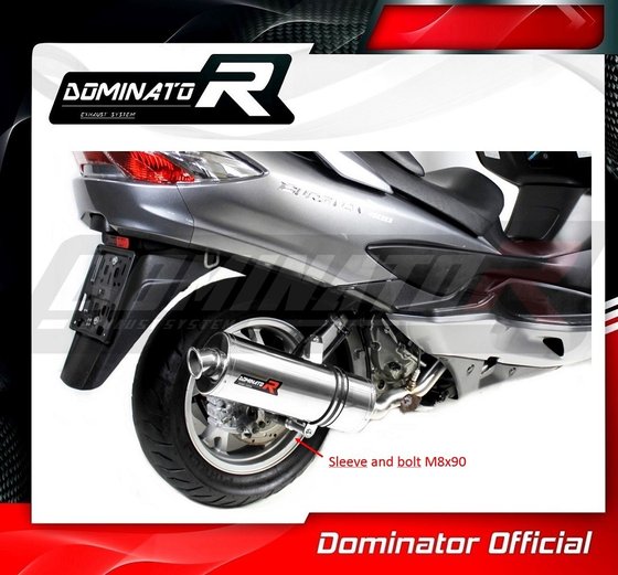 SU088DA-S Dominator exhaust silencer oval