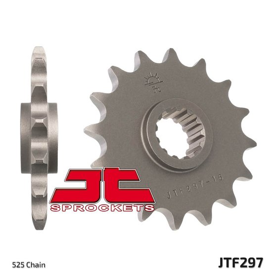 JTF297 JT Sprockets steel front sprocket