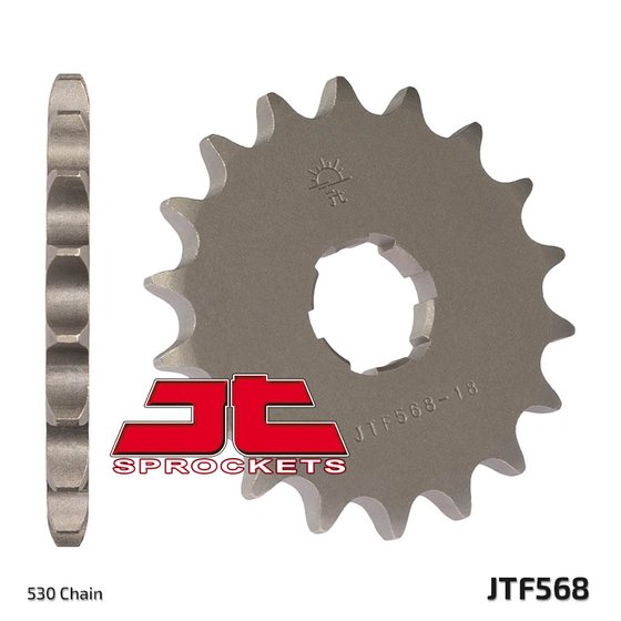 JTF568 JT Sprockets steel front sprocket