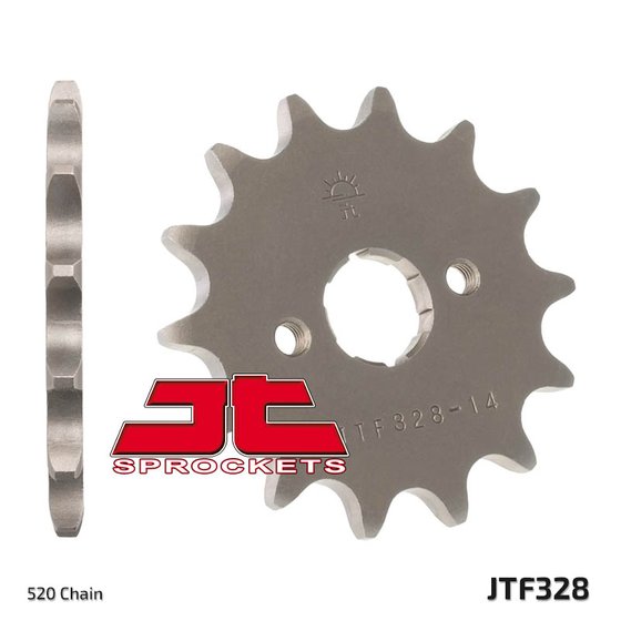 JTF328 JT Sprockets steel front sprocket