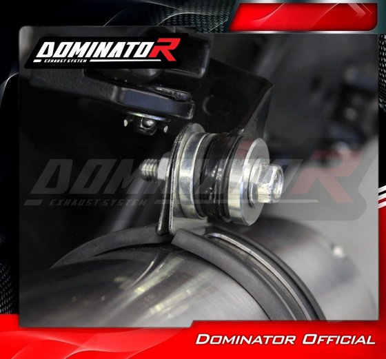 KT074DFBL Dominator exhaust silencer muffler hp3 black + db killer