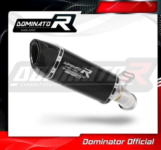 KT065DFBL-S Dominator exhaust silencer hp6 black