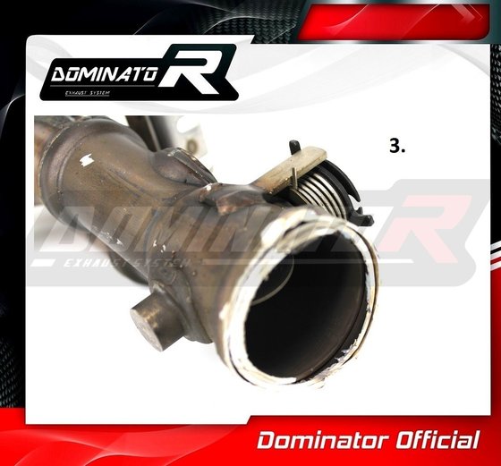 SU098DFF-S Dominator exhaust silencer hp3 low level