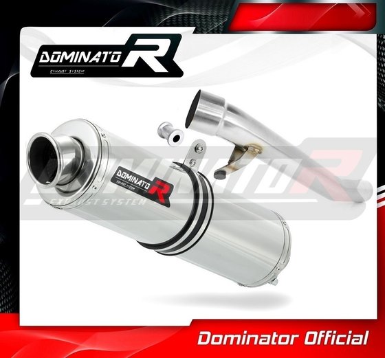 SU043DST-S Dominator exhaust silencer round