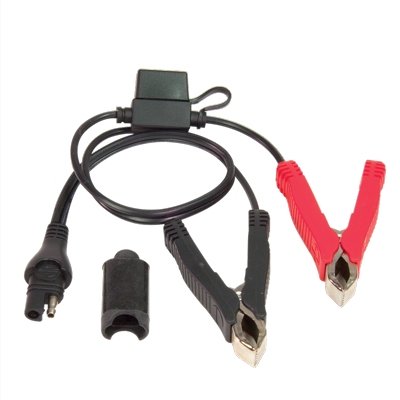 TECMATE fused battery clips with cord clips