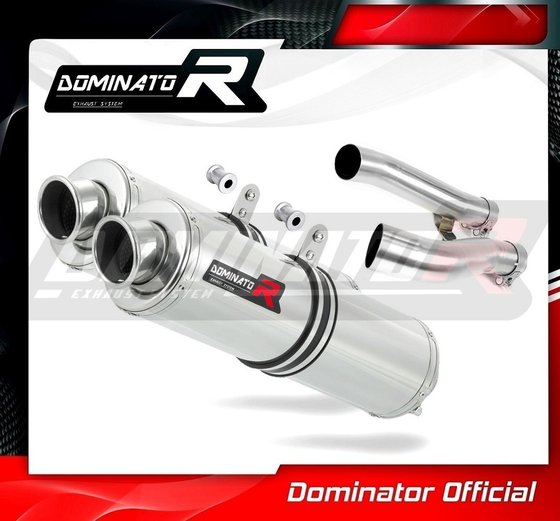 YA028DST-S Dominator exhaust silencer round