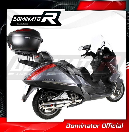 AP010DST-S Dominator exhaust silencer round