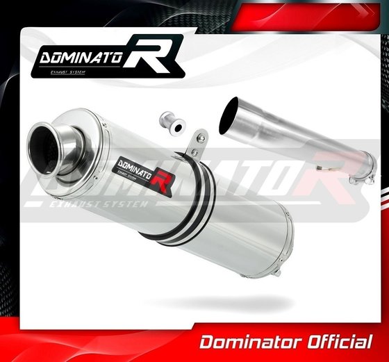 YA019DST-S Dominator exhaust silencer round