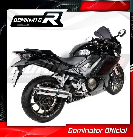 HO092DST-S Dominator exhaust silencer round