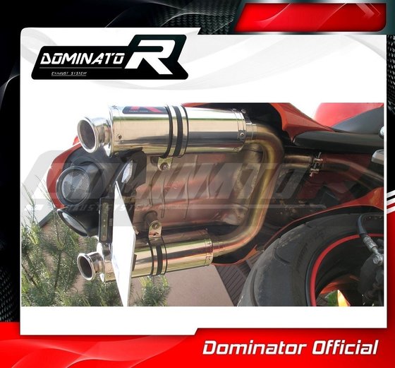 SU022DST-S Dominator exhaust silencer round