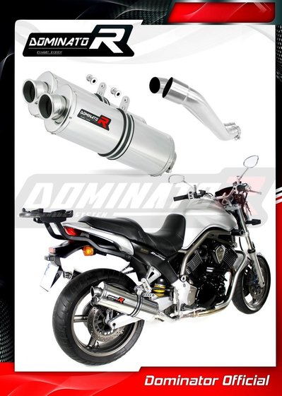 YA036DA-S Dominator exhaust silencer oval